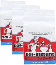 Red Star Lesaffre Yeast Instant, 16 Ounce (Pack of 3)