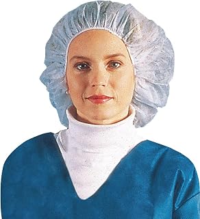 Chef Revival BCAP110C Polypropylene Bouffant Cap, 21" Diameter, White