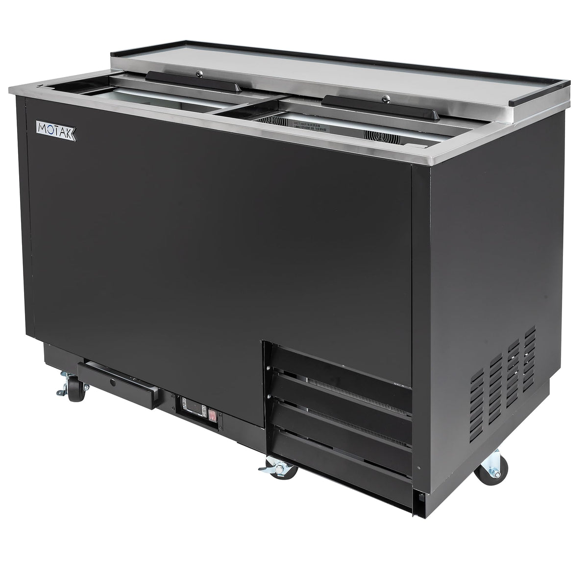 2 Section Glass Chiller by MOTAK – 55.91x32.68x41.73, In Description, Check Images, Model MGF-49-X