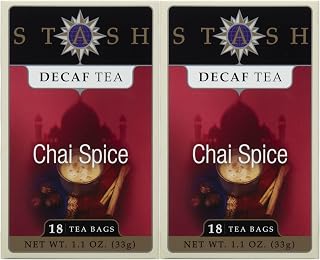 Stash Chai Spice Tea Decaf - 18 ct (Pack of 6)