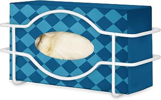 Stock Your Home (White) Metal Single Gloves Dispenser, Tissue Box Shelf, Glove Box Holder Wall Mount, for Kitchen, Cleaning Closet, Lab, Exam, Office
