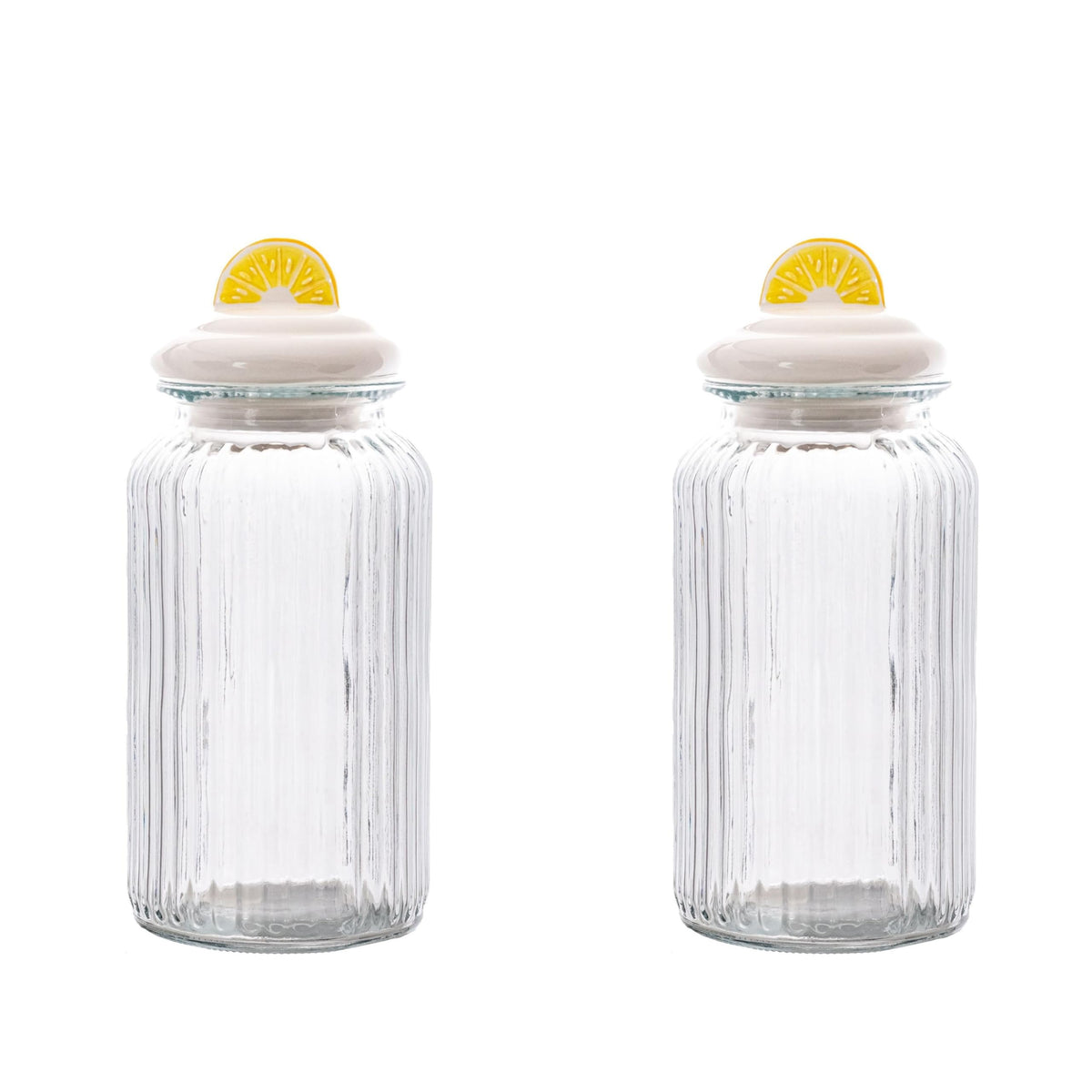 10 Strawberry Street Lemon Slice / Large / 49.0 fluid_ounces Food Jars & Canisters