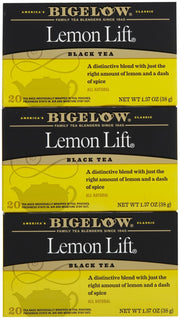 Bigelow Tea Lemon / 20 Count (Pack of 6) / 6 Herbal