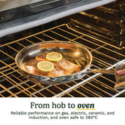 Cuisinart Stainless Steel / 1.4L, 2.4L, 2.8L, 7.6L, 20cm, 25cm / 11 Piece Cookware Sets