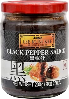 Lee Kum Kee Black Pepper Sauce, 8.1-Ounce Jars (Pack of 4)