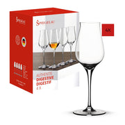 4 Piece Authentis Digestive Wine Glasses by Spiegelau – set of 4, 6 fluid_ounces, Crystal, Clear, Pack of 4