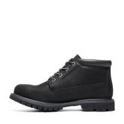 Women's Nellie Waterproof Chukka Boot by Timberland – 11, Leather, Black Nubuck