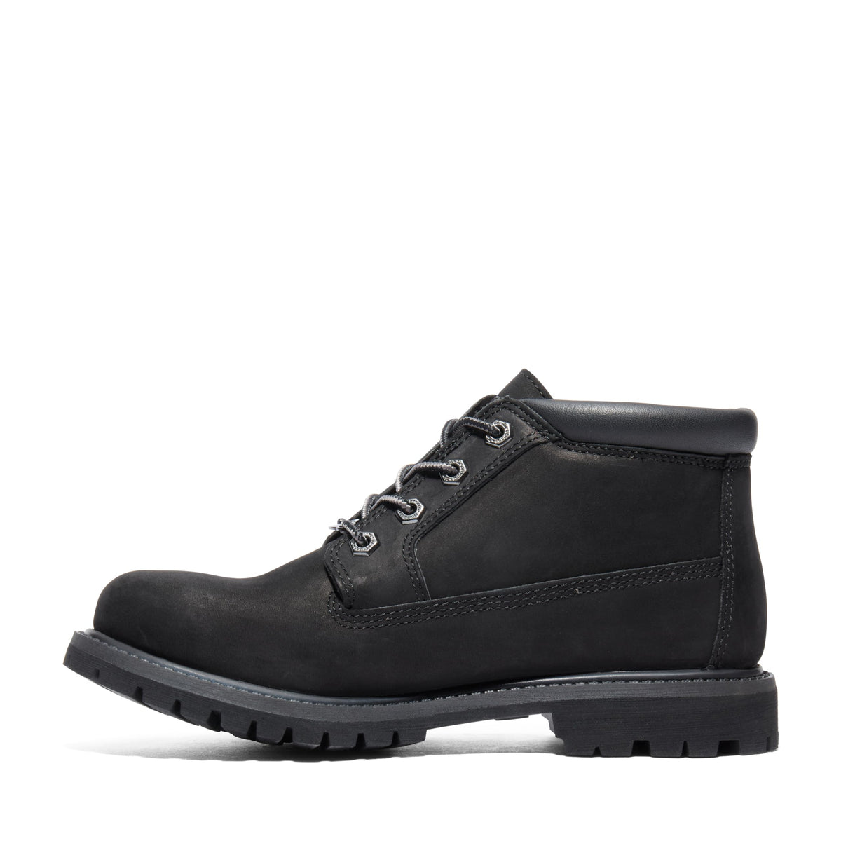 Women's Nellie Waterproof Chukka Boot by Timberland – 11, Leather, Black Nubuck