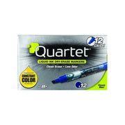 EnduraGlide Dry Erase Markers by Quartet – 1 Count (Pack of 1), Plastic (body), Felt (tip), Blue, Model 50013M