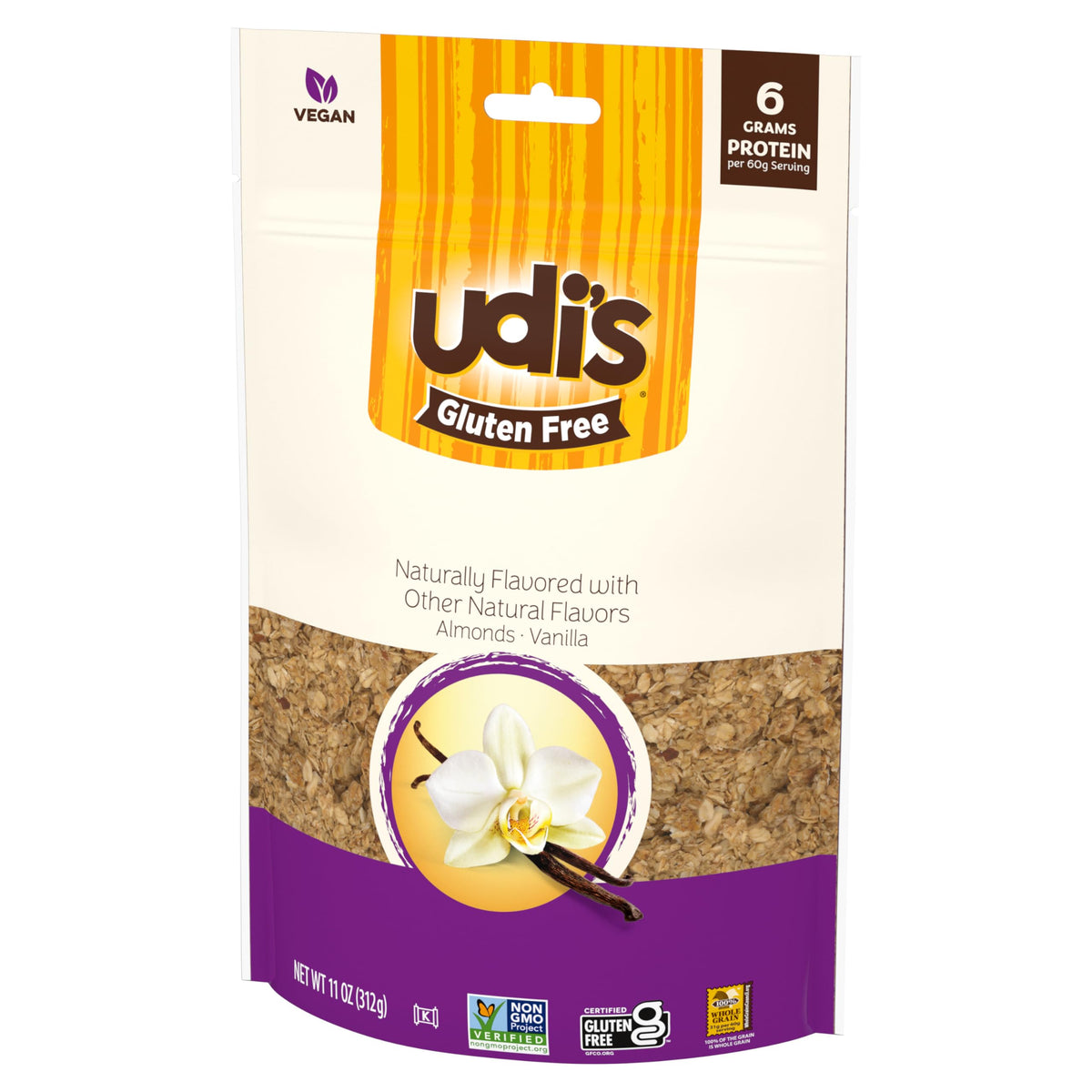 Gluten Free Vanilla Granola by Udi's – 11 Ounce (Pack of 1), Granola-breakfast-cereals, Model 1BSR-4HVQ-6A6T