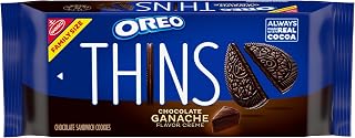 Oreo Thins Chocolate Ganache Creme Chocolate Sandwich Cookies, 12.33 oz