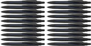 Schneider Reco Ballpoint Pen (Made from Recycled Plastic, Awarded"The Blue Angel", Ink Colour: Blue) Black, Pack of 20