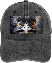 Baseball Cap Cowboy Dad Hat for Men Women Baseball Hat Emu Golf Dad Cap