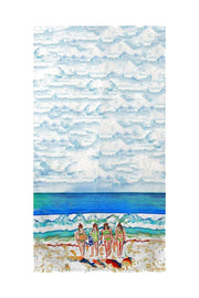 The Girls Walking Beach Towel by Betsy Drake – Medium, Model BT844B