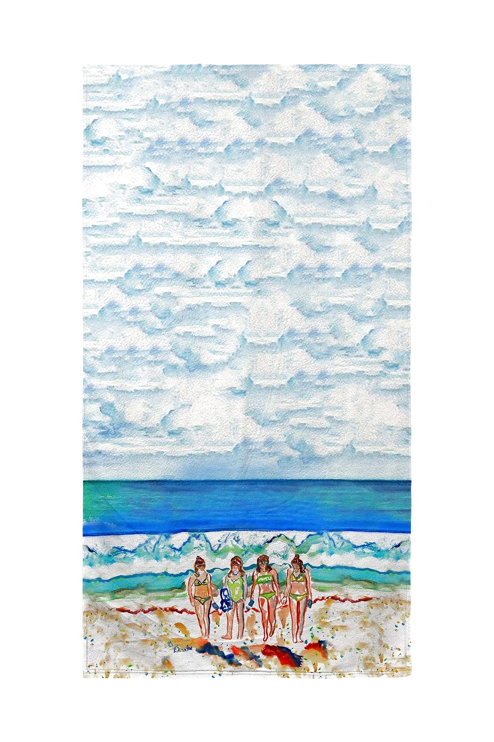 The Girls Walking Beach Towel by Betsy Drake – Medium, Model BT844B