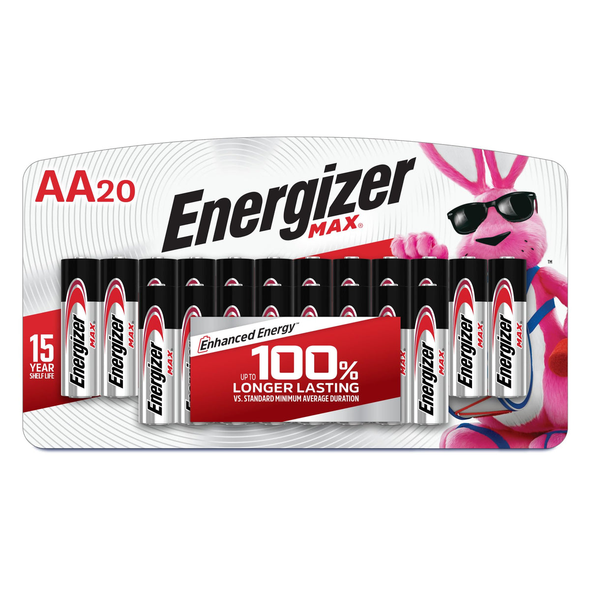 Energizer Black and silver / 20 Count (Pack of 1) / AA AA