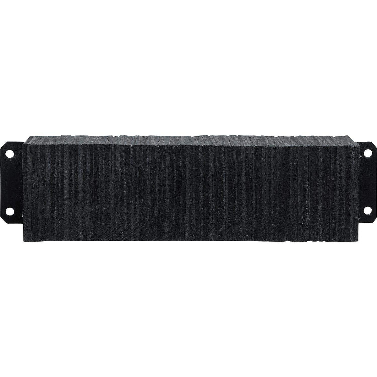 Rubber Dock Bumper by Global Industrial – 4.5"L x 38"W x 12"H, Rubber, Black, Model 988029