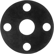 USA Sealing BULK-FG-409 Full Face Viton Rubber Flange Gasket for 1" Pipe, 1/16" Height, Class 150