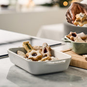 Ceramic Rectangular Baking Dish Set by STAUB – 2 pc, Ceramic, White, Pack of 2, Model 40508-626