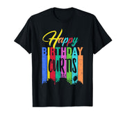 Happy Birthday Curtis Personalized Name Gift Custom B-Day T-Shirt by Happy Birthday Curtis Apparel for Men Kids – Black, Model YAZ3GZAR1VH