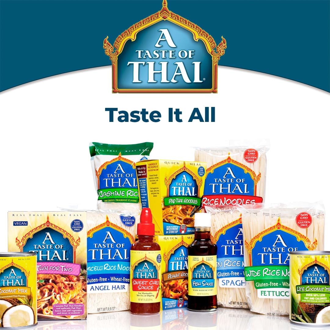 A Taste of Thai Linguine / 1 Pound (Pack of 6) / Medium Width Noodle