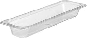 Cambro Camwear Food Pan, 1/2 by 2-Inch, Long Clear