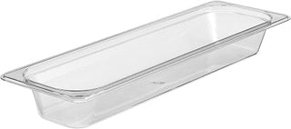 Cambro Camwear Food Pan, 1/2 by 2-Inch, Long Clear