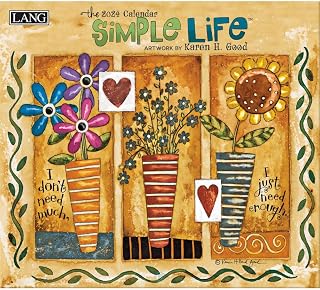 LANG Simple Life 2024 Wall Calendar (24991001879)
