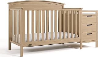 Graco Benton 4-in-1 Convertible Crib and Changer, Driftwood