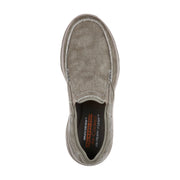 Men's Relaxed Fit-creston-moseco by Skechers – 10, Textile, Taupe, Model 65355-578-10 M US
