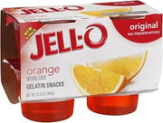 JELL-O Jell-O Gelatin Snacks Orange Original 13.5 Ounce