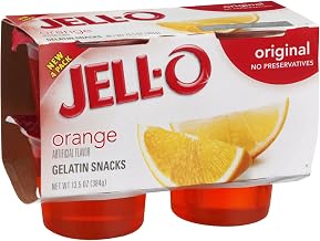 JELL-O Jell-O Gelatin Snacks Orange Original 13.5 Ounce