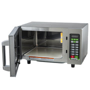 Winco .9 Cubic Feet / 1,000 W (Touch) / Silver Countertop Microwave Ovens