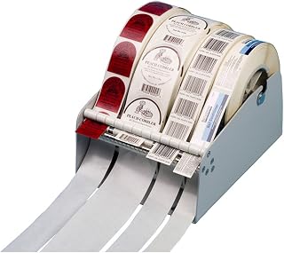 Polar Tech 1337 MDL Series Bench Top Durable Metal Label Dispenser, 4-1/2" Width