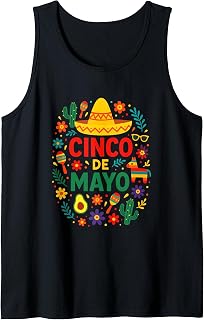 Cinco DE Mayo - Mexican Party Fiesta Fun Tank Top