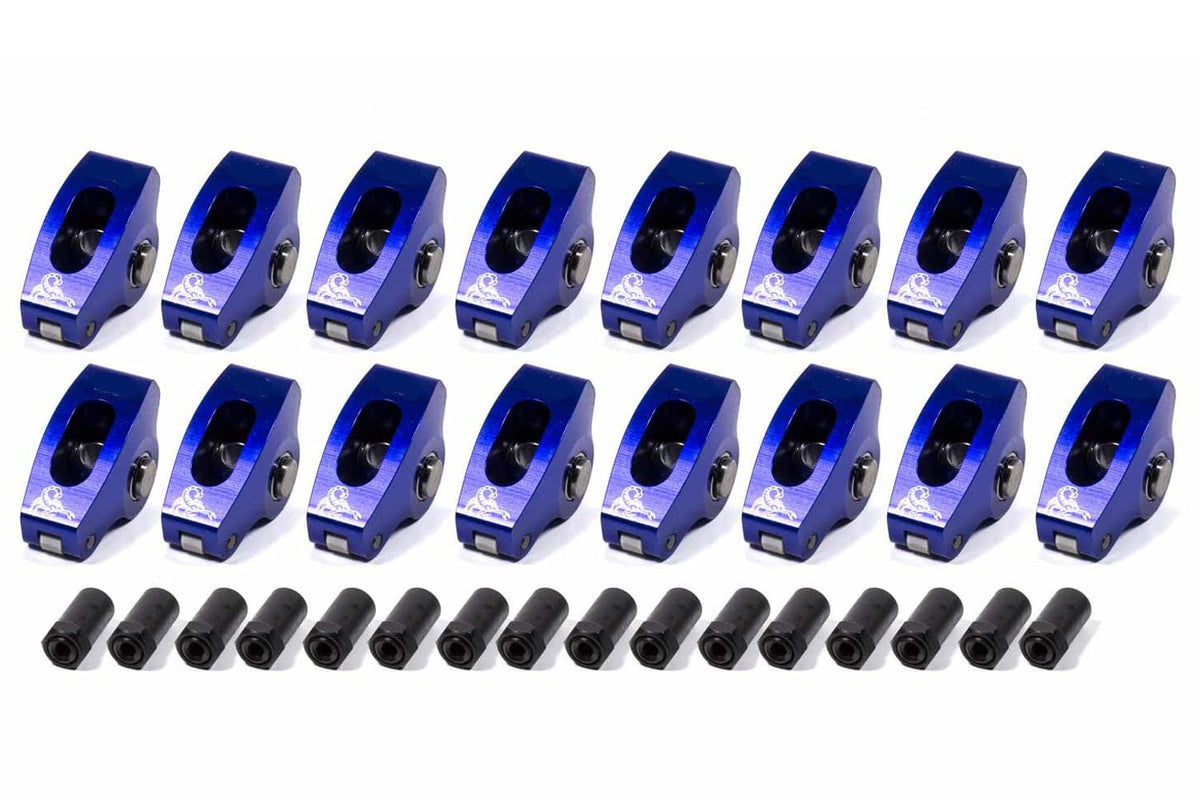 Racing 1.7 BBC 7/16 Blue Race Series Rocker Arms Set of by Scorpion – Model 1014