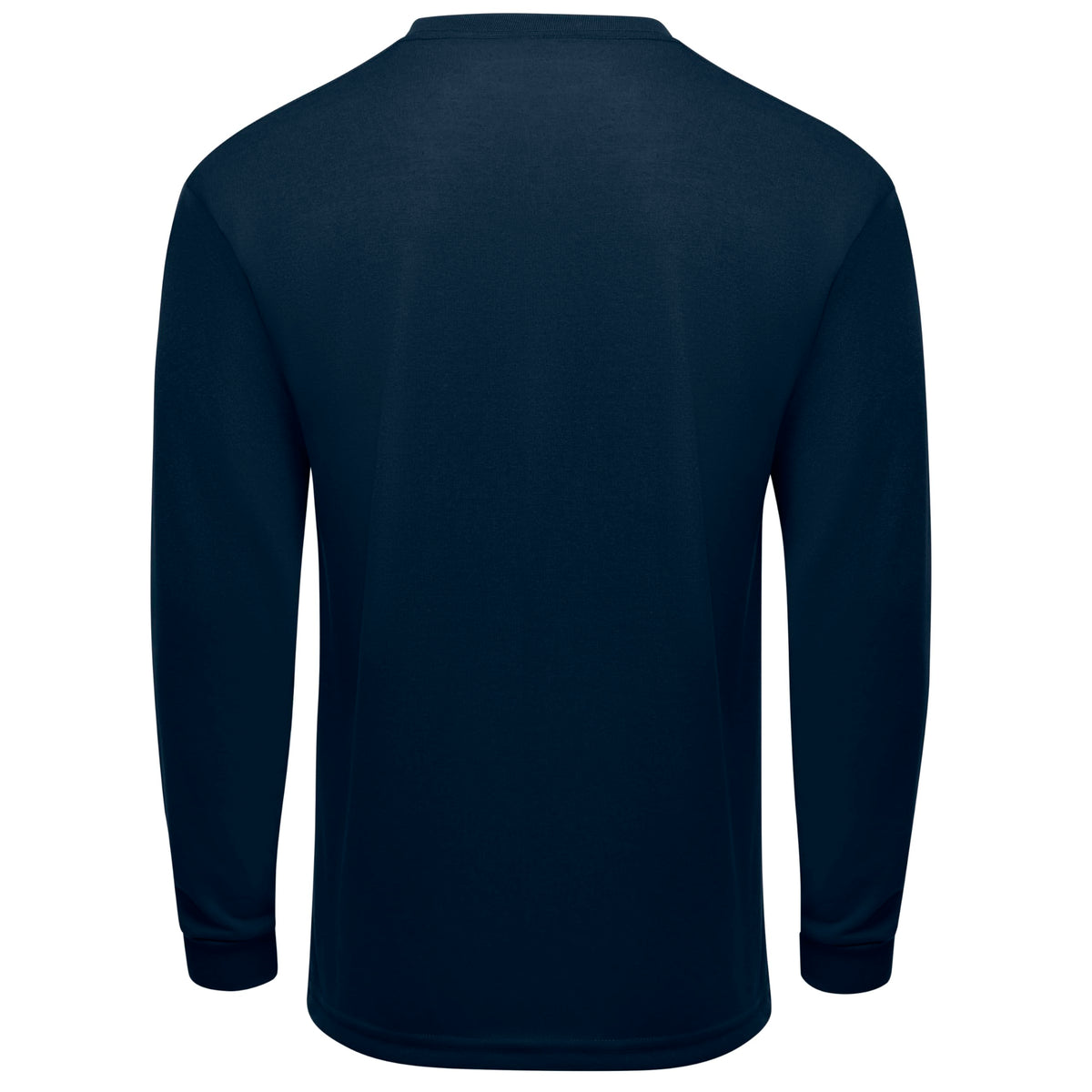 Men's Long-Sleeve Performance Core Pocket Tee by Red Kap – Large, Polycotton, Navy, Model SK2LNV RG L