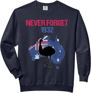 Emu War 1932 Never Forget Funny Australian History Comfort Colors Adult Sweatshirt