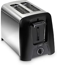Hamilton Beach 2 Slice Toaster with Extra Wide Slots, Shade Selector, Auto-Shutoff, Cancel Button and Toast Boost, Black
