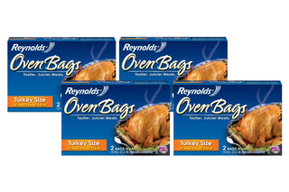 Nylon 510 Reynolds Oven Bag 2-ct (Pack of 4) 8 bags Total – One Size, 24.0 liters, Nylon, Clear, Pack of 4