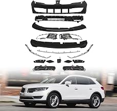 Fit For 2016-2018 Lincoln MKX Front New W/o Sensor Holes Complete Bumper Cover