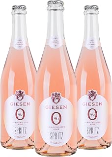 Giesen Non-Alcoholic Rosé Spritz, New Zealand, 750mL, 3 Pack | Lightly Sparkling, Alcohol Removed, Low Calorie, Aperitif Style