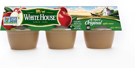 White House Regular Apple Sauce in Cup, 4 Ounce -- 72 per case.