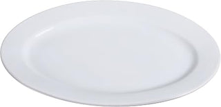 Yanco AC-41 ABCO Platter, 13.75" Length x 10" Width, Porcelain, Super White Color, Pack of 12