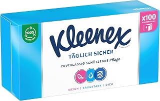 Kleenex Daily Safe Tissue Box, 3 Ply, 140 Tissues