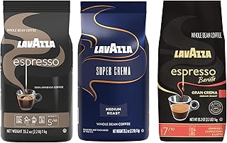 Lavazza Whole Bean Coffee Variety Pack, Medium Roast, 2.2 lb (Pack of 3 Bags)