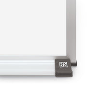 Best-Rite 54"W x 4.5"H / White/Silver / 4x6 Dry Erase Boards