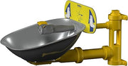Bradley S19224B Safety Eye/Face Wash with Stainless Steel Bowl, Wall Mount, 0.4 GPM Water Flow, 13" Width x 19-11/16" Depth