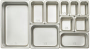 Winco 6" Deep / 12 / Silver Storage & Transport