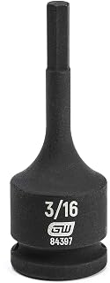 GEARWRENCH 3/8" Drive Hex Bit Impact SAE Socket 3/16" - 84397